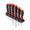 Intertool 6 pcs Screwdriver Set, Phillips & Slotted, Wall Mount Rack VT08-3436 - alternate 2